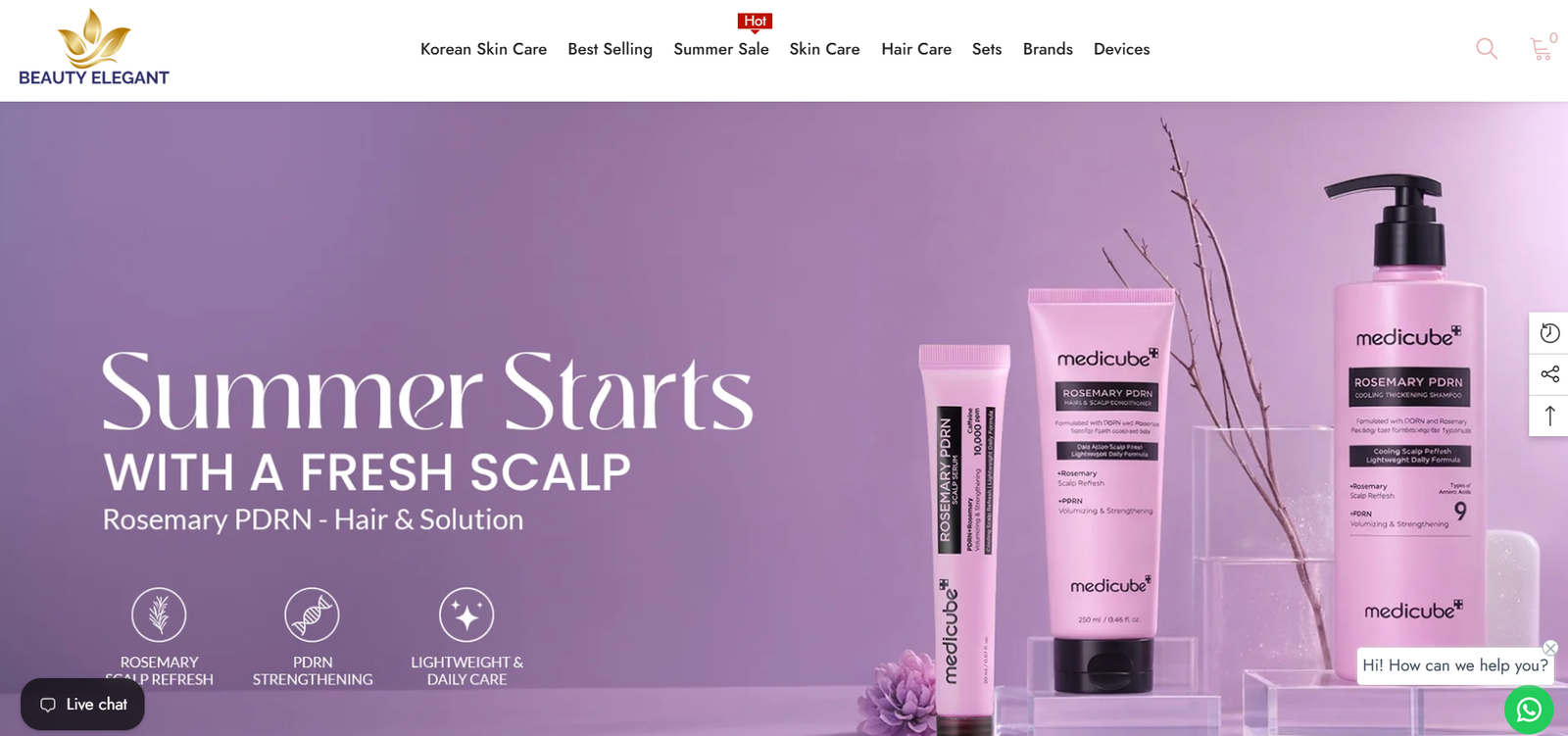 Beauty Elegant website