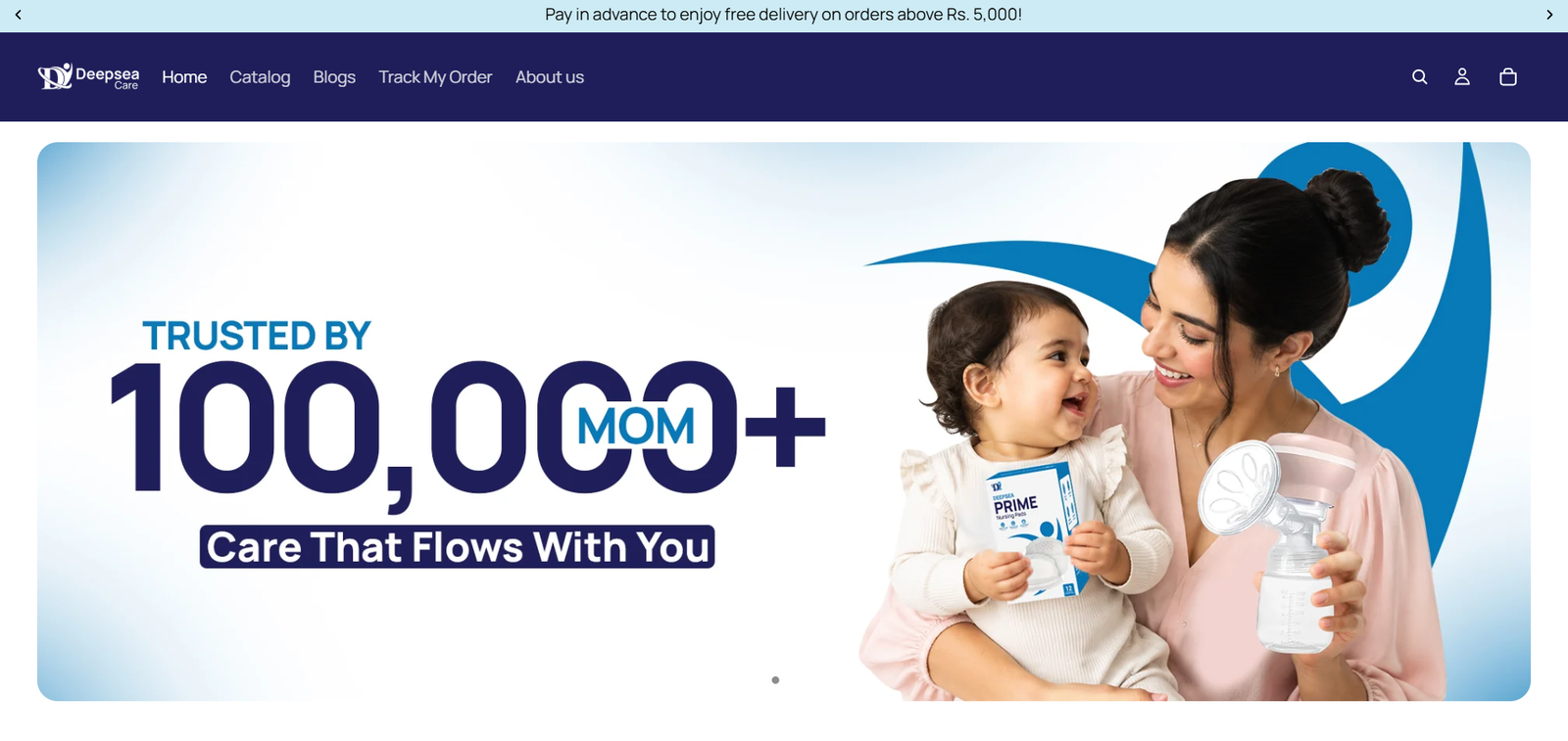 Deepsea Care website