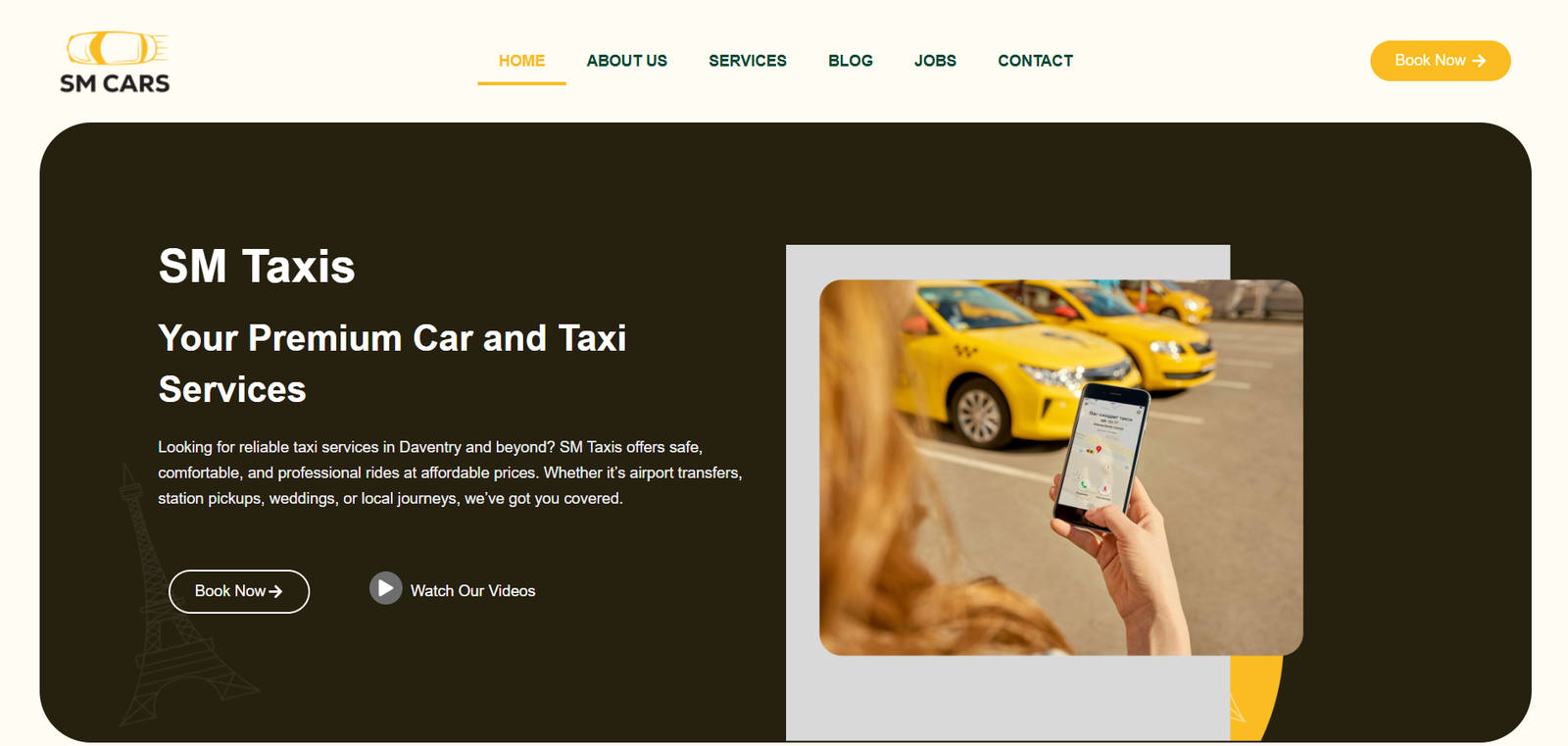 SM Cars website